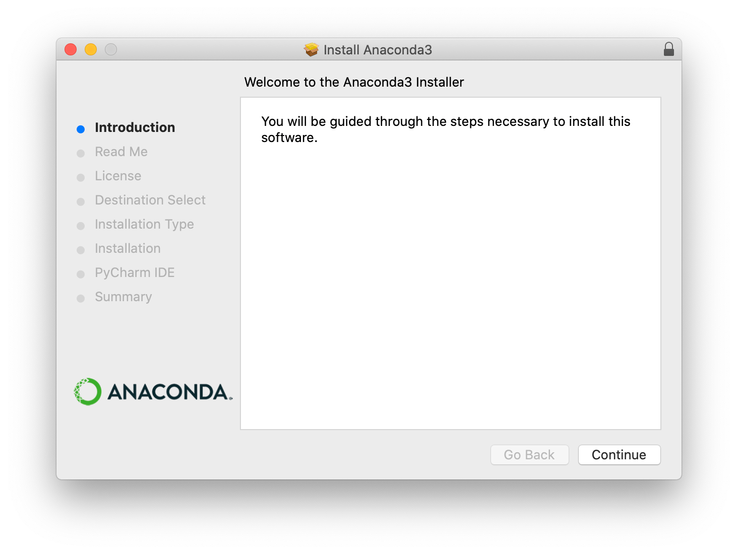 install anaconda for mac continuum